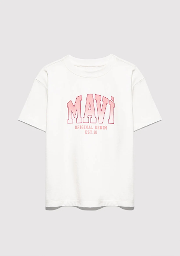 Resim Mavi Kız Çocuk T-shirt M7610386-70057