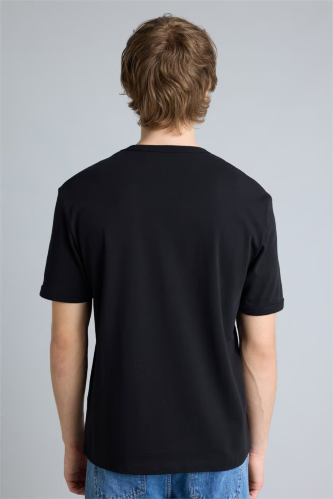 Resim Defacto Erkek T-shirt H2429AX/BK81