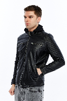 Resim Yenikoza Erkek Deri Mont ve Ceket