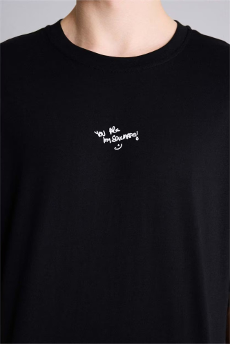 Resim Defacto Erkek T-shirt H0573AX/BK81