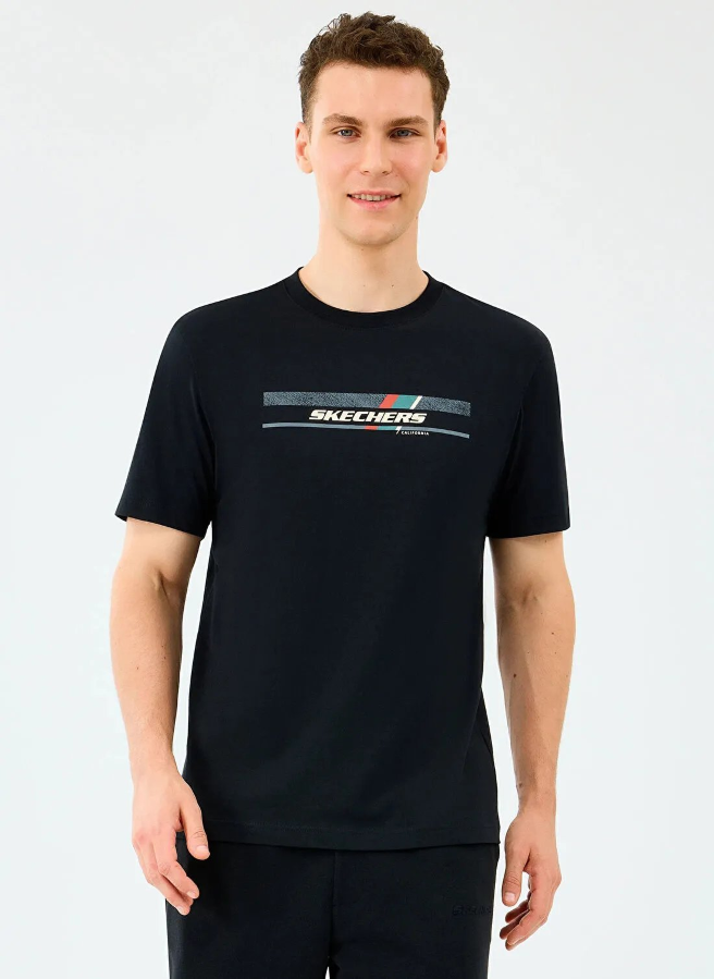 Resim Skechers M Light Fabric Erkek T-shirt S2520114-3817