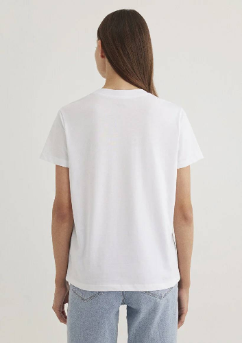 Resim Mavi Logo Kadın T-Shirt M1612241-620