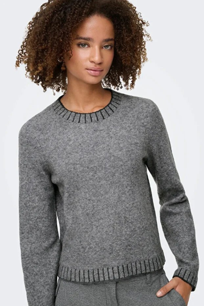 Resim Only Onlfina Ls Stitch O-Neck Cc Knt Kadın Kazak 15350496