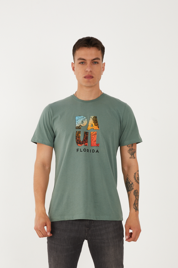 Resim Paul&More T-002 Florida Erkek T-Shirt