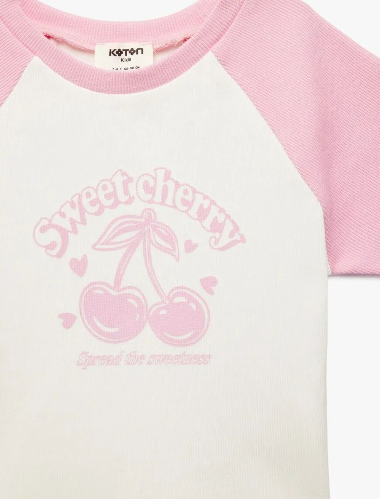 Resim Koton Kız Çocuk T-shirt 6SKG10145AK