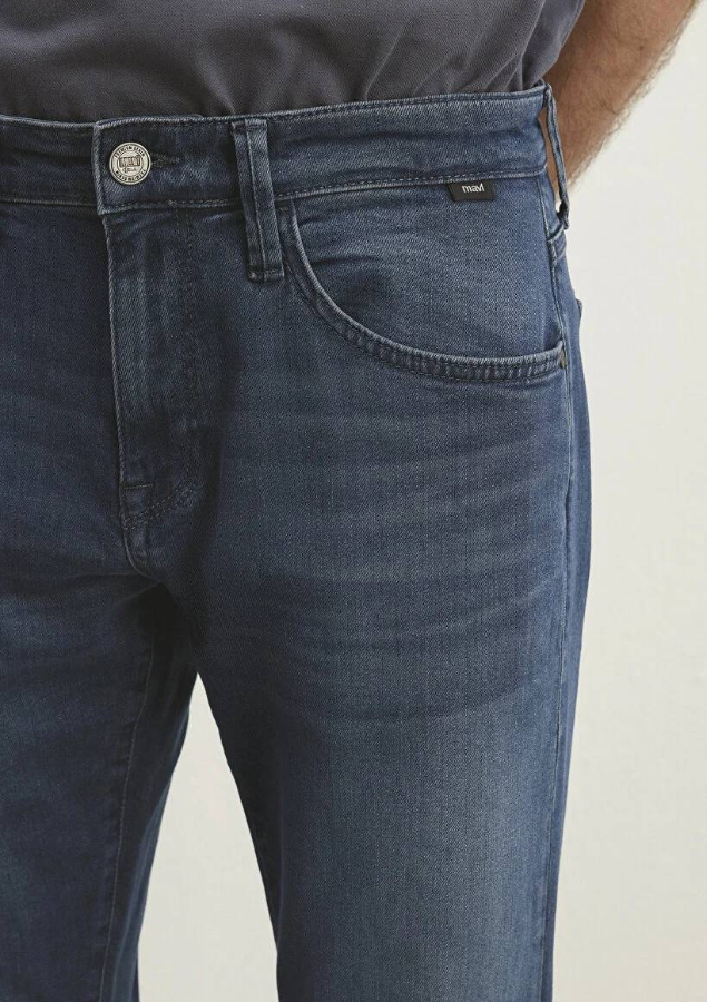 Resim Mavi Erkek Jean Pantolon M0042286546