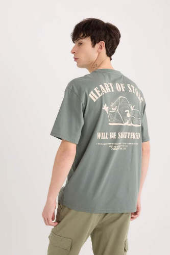 Resim Defacto Erkek  T-shirt D5588AX/GR463