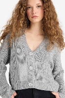 Resim Defacto Kadın  Hırka U2052AZ/GR76