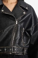 Resim Defacto Kadın Deri Mont G0721AX/BK27