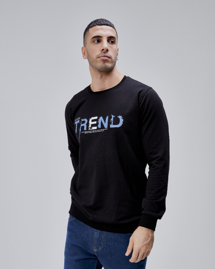 Resim Paul&More Erkek Sweat Trend Baskı 0 Yaka 2 İp