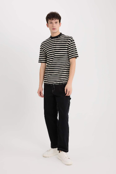 Resim Defacto Erkek  T-shirt B5910AX/BK81