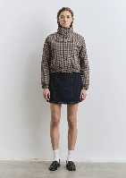 Resim Mavi Baskılı Kadın Mont M1110269-90373