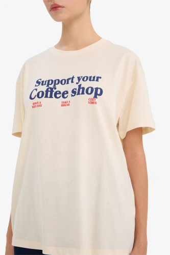 Resim Defacto Kadın T-shirt G2437AX/ER103