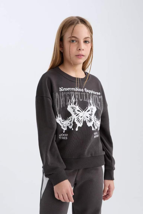 Resim Defacto Kız Çocuk  Sweat D4386A8/AR227