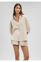 Resim Mavi Uzun Kol Erkek Gömlek M0211641-70039