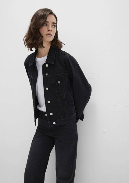 Resim Mavi Ruby Dark Kadın Jean Ceket M1110505-89163