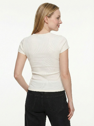 Resim Loft Kadın Kısa Kol T-shirt LF2043599