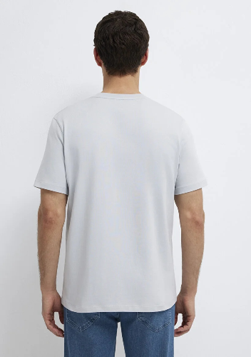 Resim Mavi Erkek T-shirt M0613135-70802