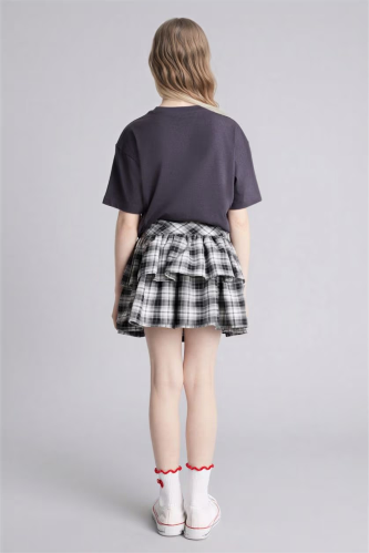 Resim Defacto Kız Çocuk Etek H0723A8/BK27