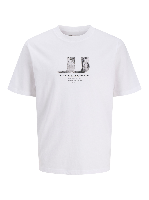 Resim Jack & Jones Jcodust Jj Photo Tee Ss Crew Fst Erkek T-Shirt 12297849
