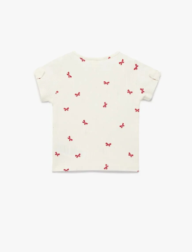 Resim Koton Kız Bebek T-shirt 6SMG10014AK