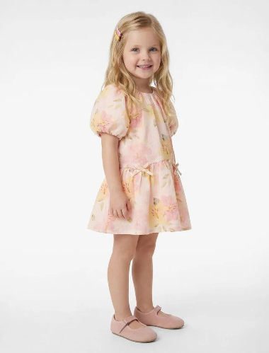 Resim Koton Kız Bebek Elbise 6SMG80026AW