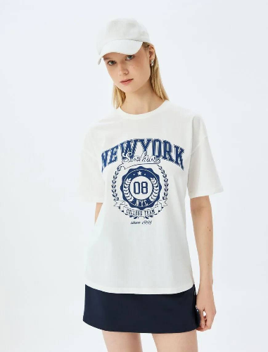 Resim Koton Kadın T-shirt 5SAL10230IK