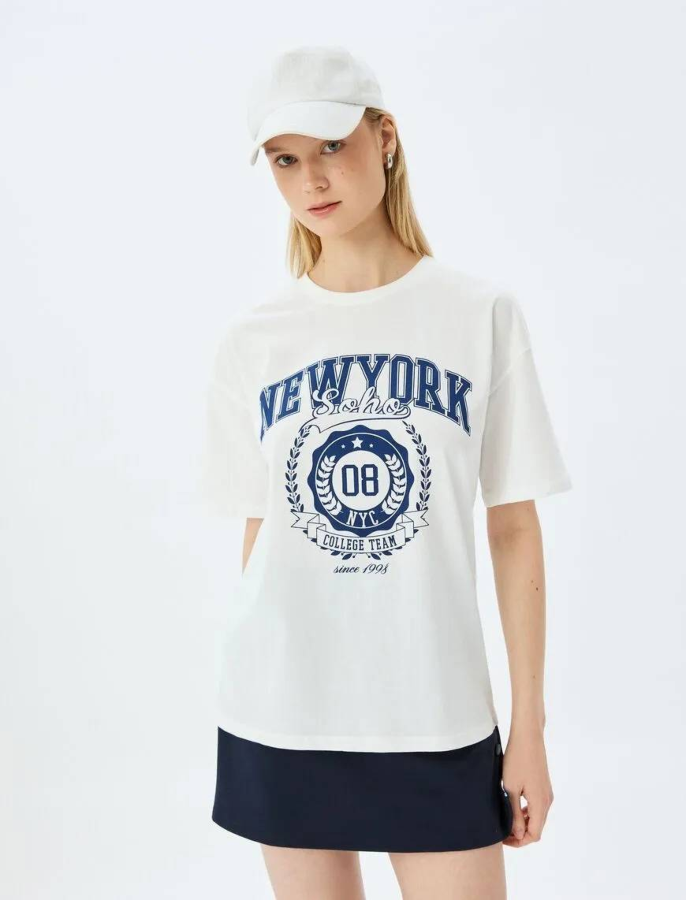 Resim Koton Kadın T-shirt 5SAL10230IK