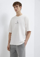 Resim Mavi Erkek T-shirt M0613183-70057