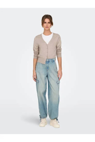 Resim Only Onlve Nice Life Ls Vneck Cardi Knt Noos Kadın Hırka 15333985