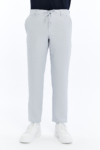 Resim Paul&More Erkek Kanvas Pantolon Silver Gofre