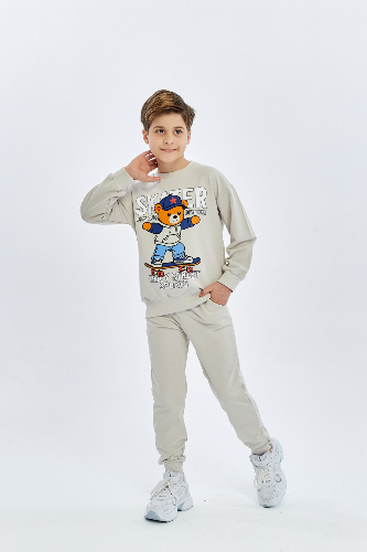 Resim Yenikoza Erkek Çocuk Sweat Takım