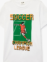 Resim Koton Erkek Çocuk T-shirt 6SKB10106TK