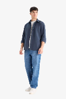Resim Defacto Erkek Uzun Kol Gömlek E9023AX/NV86