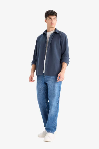 Resim Defacto Erkek Uzun Kol Gömlek E9023AX/NV86