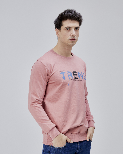 Resim Paul&More Erkek Sweat Trend Baskı 0 Yaka 2 İp