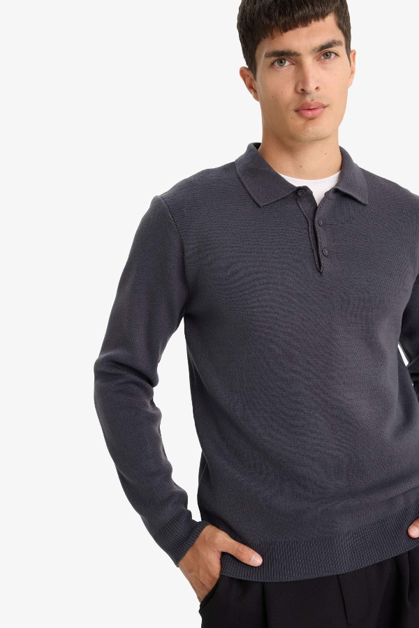 Resim Defacto Erkek  Kazak F1523AX/GR308