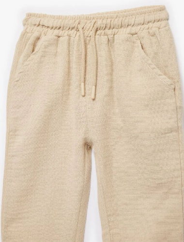 Resim Koton Erkek Bebek Kanvas Pantolon 6SMB40023TW