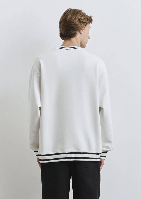 Resim Mavi Bisiklet Yaka Erkek Sweat M0S10378-70057