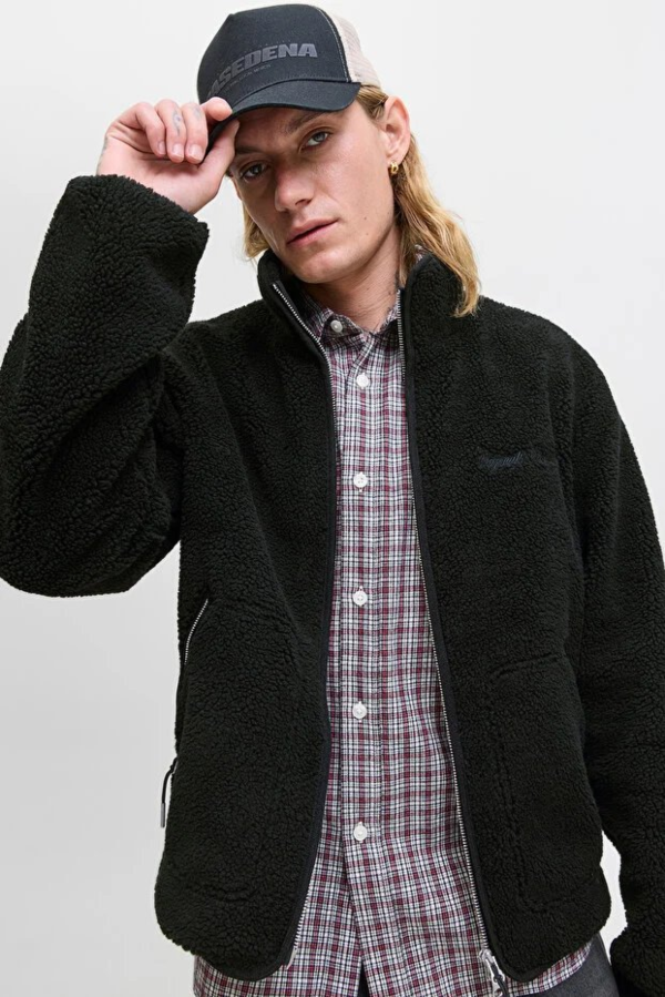 Resim Jack & Jones Jornorrebro Teddy Jacket Sn Erkek Mont 12282890