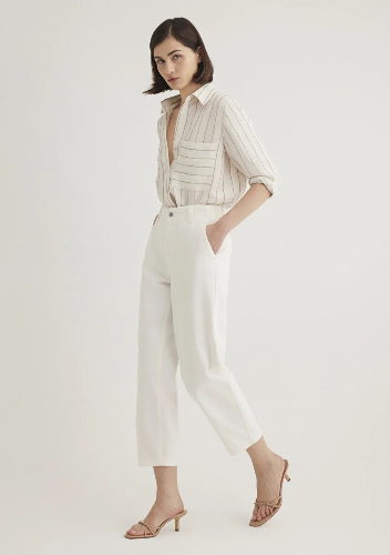 Resim Mavi  Kadın Kanvas Pantolon M1010649-70057