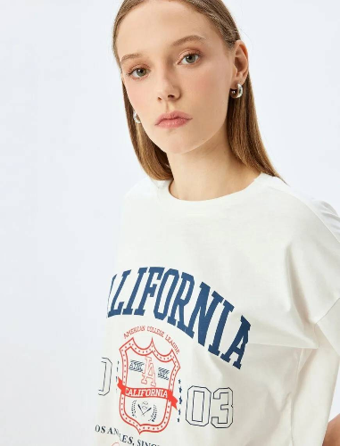 Resim Koton Kadın T-shirt 5SAL10113IK