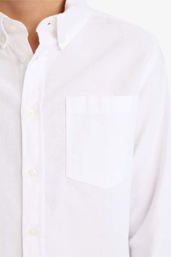 Resim Defacto Erkek Çocuk Uzun Kol Gömlek W3215A6/WT34