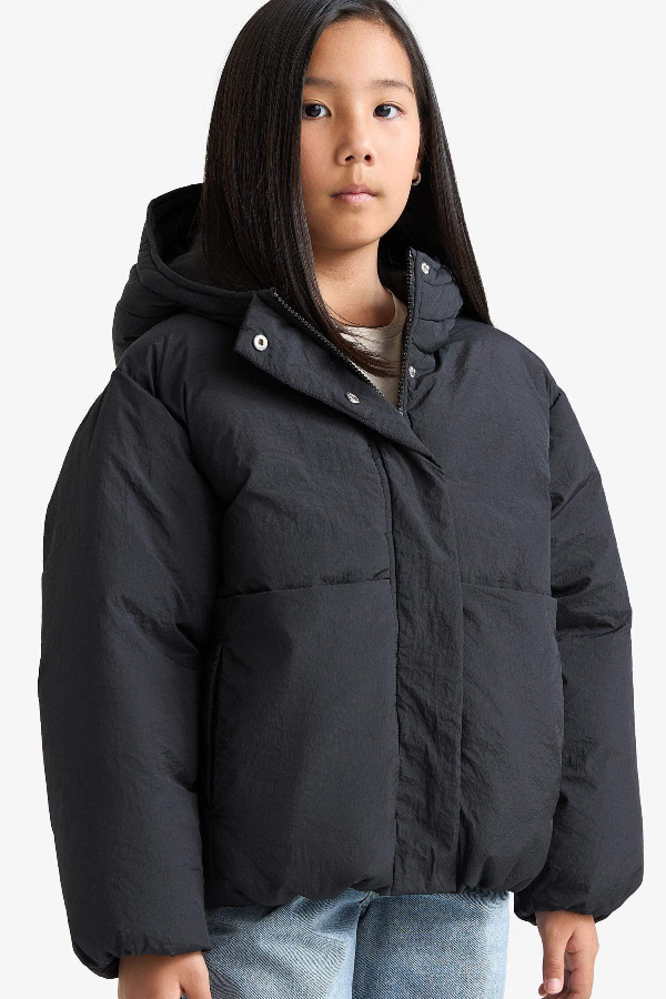 Resim Defacto Kız Çocuk  Mont E9813A8/BK27