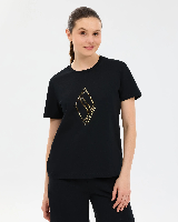 Resim Skechers  W Regular Fit Graphic Kadın T-shirt S2610049-3817