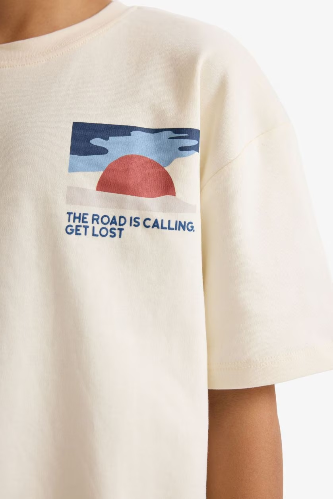 Resim Defacto Erkek Çocuk T-shirt G6987A8/ER99