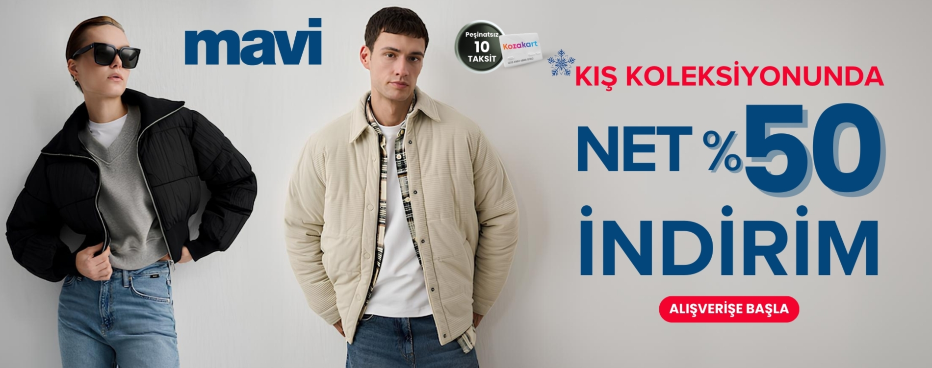 Mavi Kış Koleksiyonu İndirimi WEB