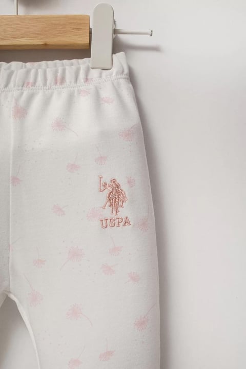 Resim U.S. Polo Assn Bebek Kız Bebek Sweat Takım USB2648