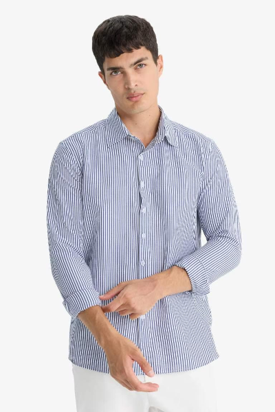 Resim Defacto Erkek Uzun Kol Gömlek D6003AX/WT34