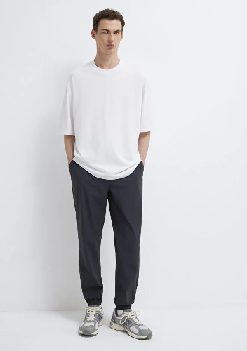 Resim Mavi Erkek T-shirt M0613113-620